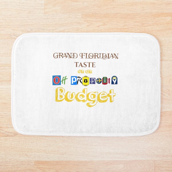 Item preview, Grand Floridian Taste on an Off Property Budget designed and sold by Some Imagination Designs.