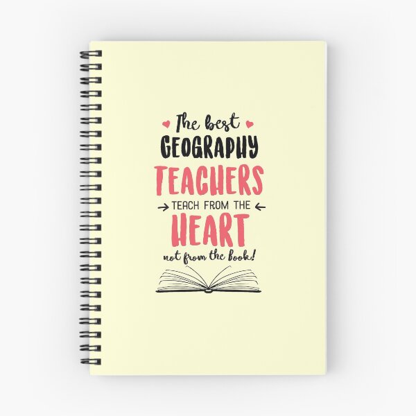Item preview, The best Geography Teachers teach from the Heart Quote designed and sold by betternotes.