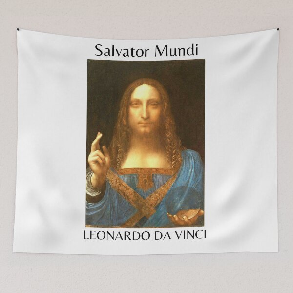Aperçu de l'œuvre Leonardo da Vinci Salvator Mundi Art de la peinture italienne créée et vendue par HighSociety00.