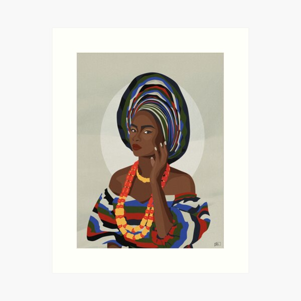 Item preview, Nigerian Woman designed and sold by PbJournal.