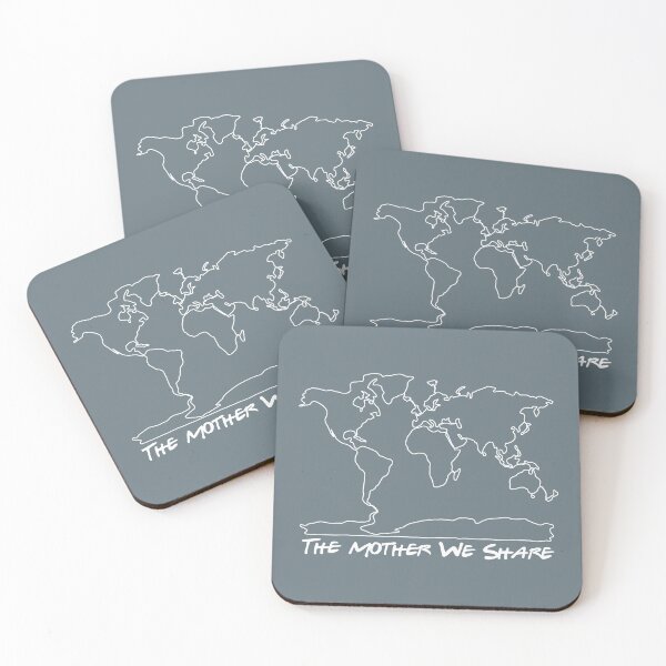 Item preview, The Mother We Share Map White designed and sold by andreasbudich.