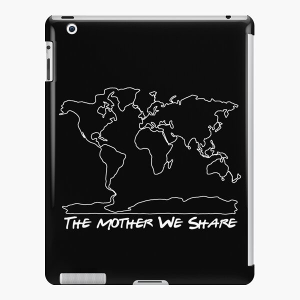 The Mother We Share Map White iPad – Leichte Hülle