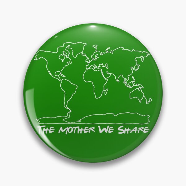 Item preview, The Mother We Share Map White designed and sold by andreasbudich.