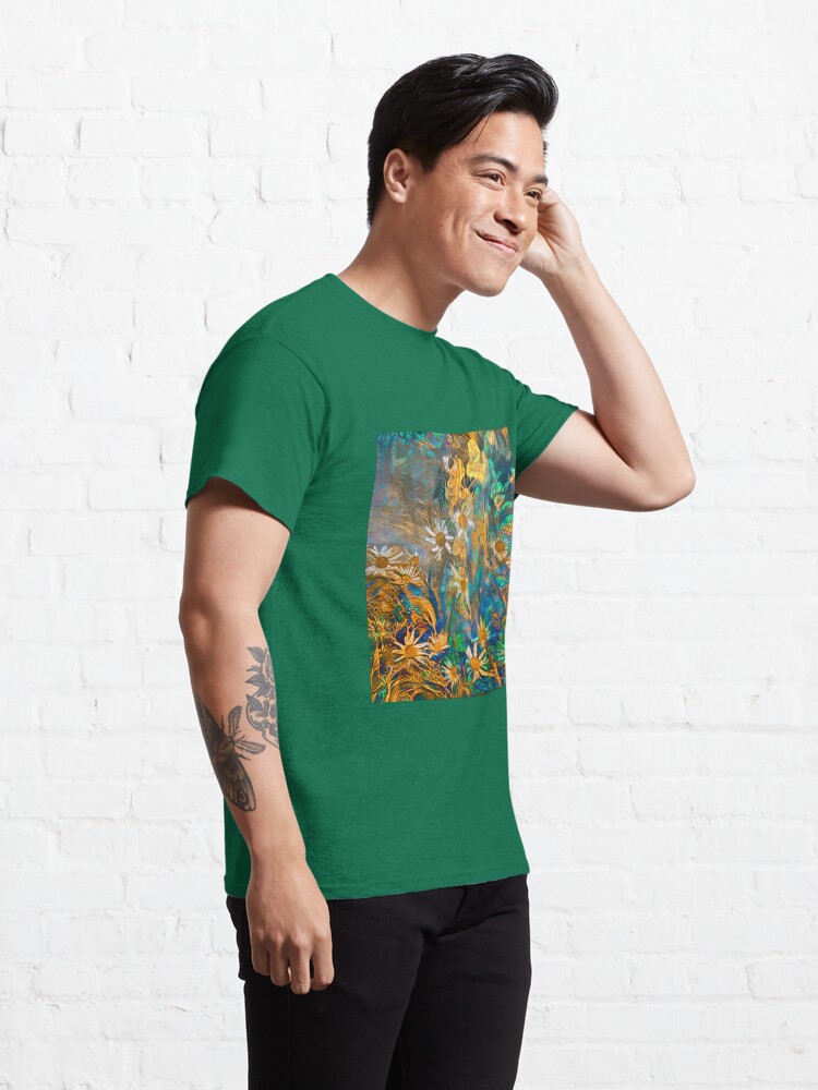 Alternate view of Floral abstract Classic T-Shirt