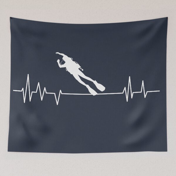 Item preview, Underwater diving heartbeat lover,diver heartbeat designed and sold by ELmezz.
