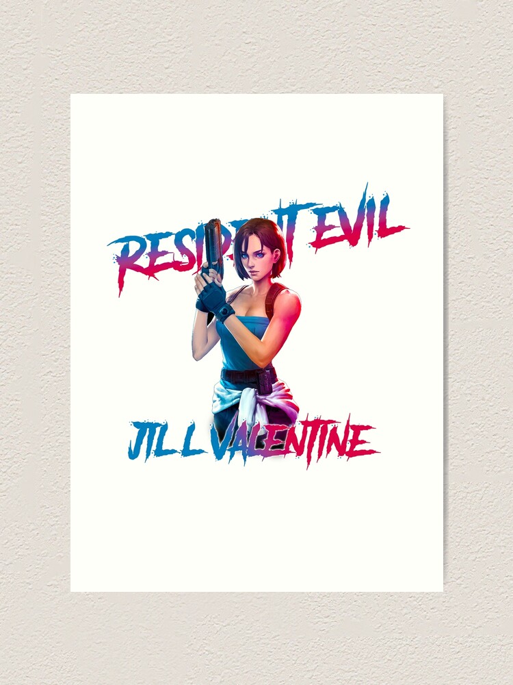 Jill Valentine Resident Evil 3 ART PRINT 