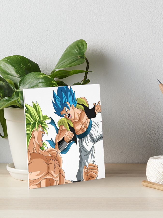 GOGETA SSJ BLUE VS BROLY THE LEGENDARY SUPER SAIYAN Art Print by