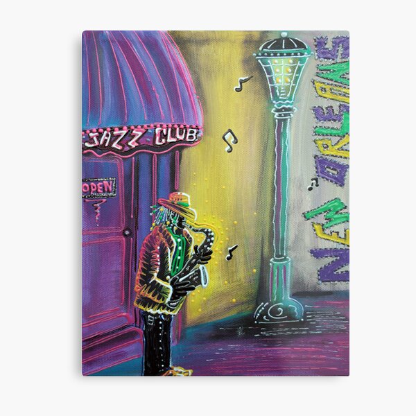 New Orleans Jazz Fest Metal Print