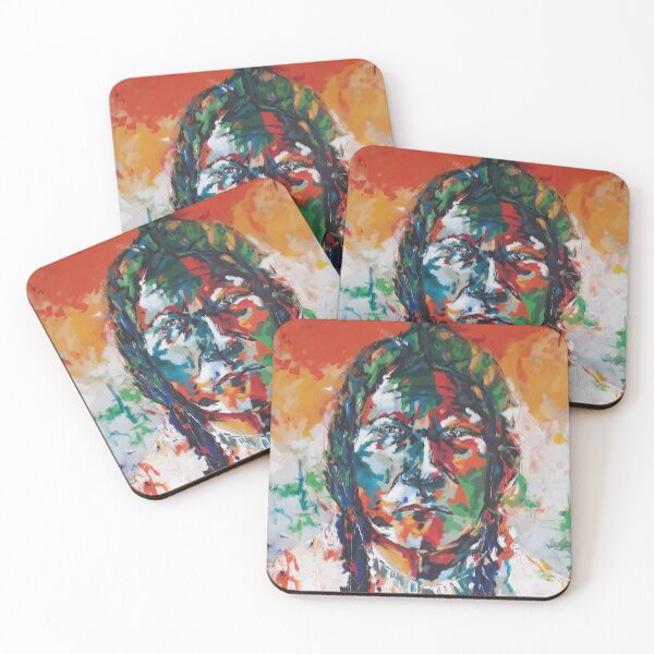 Item preview, Original Art of Native Aerican Sitting Bull. designed and sold by AnsellSimpleArt.