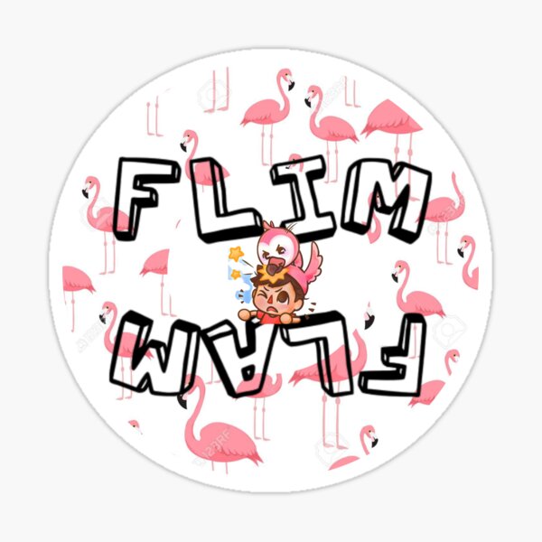 Flamingo Roblox Sticker By Devioka Redbubble - chill roux roblox