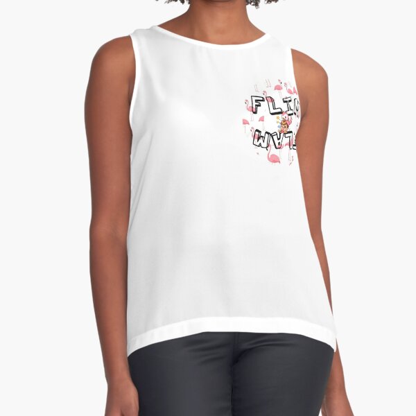 Flam Colours Sleeveless Top By Zoellerhenry Redbubble - roblox flimflam merch