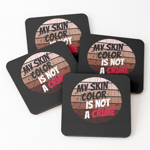 Item preview, My skin color is not a crime: Vintage Retro Design designed and sold by SAVWIS.