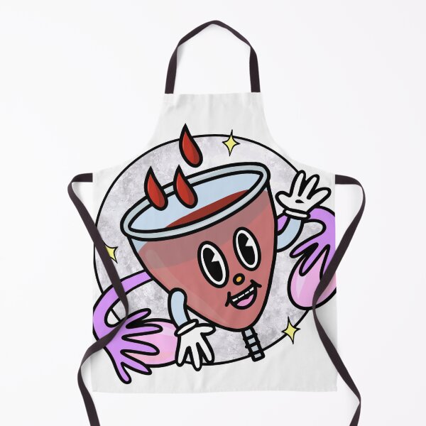 Item preview, Cute Retro Style Menstrual Cup Character Illustration designed and sold by PosyAndPetrova.