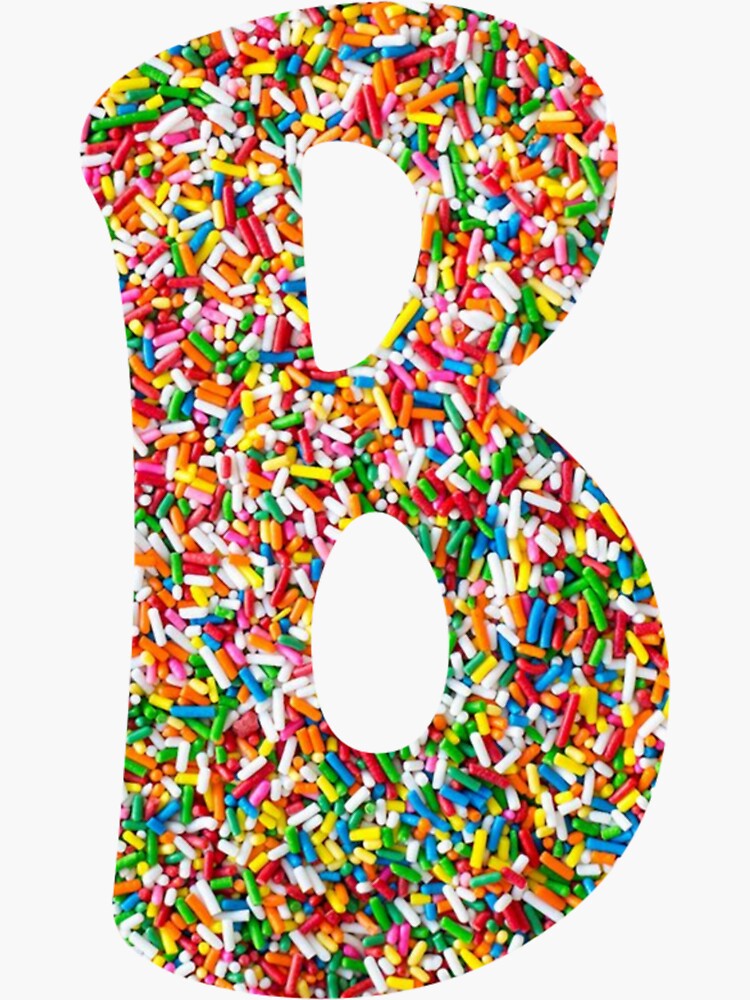 "Letter B Sticker" Sticker For Sale By StickersbyTasha | Redbubble