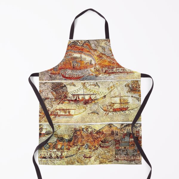 Item preview, Minoan Admirals Flotilla Fresco in Three Panels designed and sold by W. Sheppard Baird.