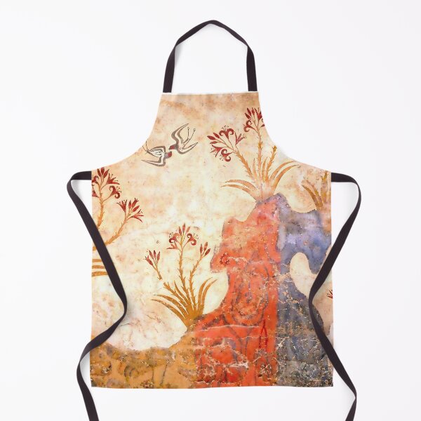 Item preview, Minoan Spring Fresco West Wall Swallows Scene designed and sold by W. Sheppard Baird.