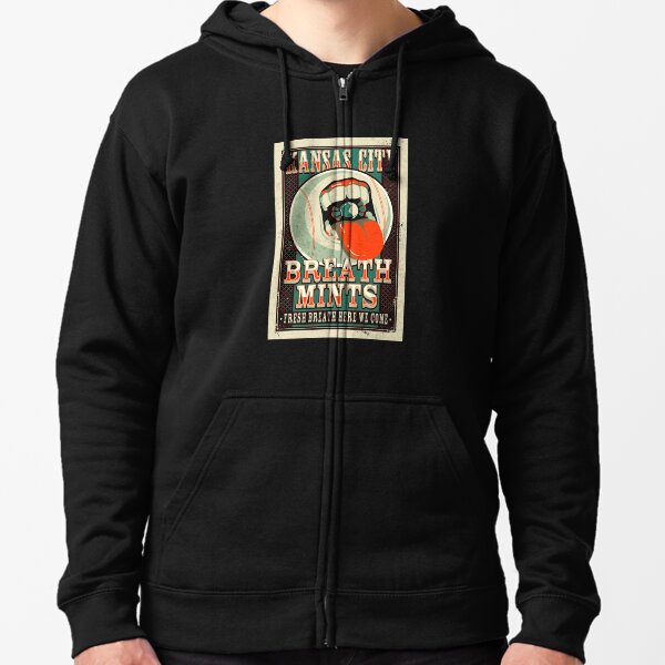 Kansas City Breath Mints Zipped Hoodie