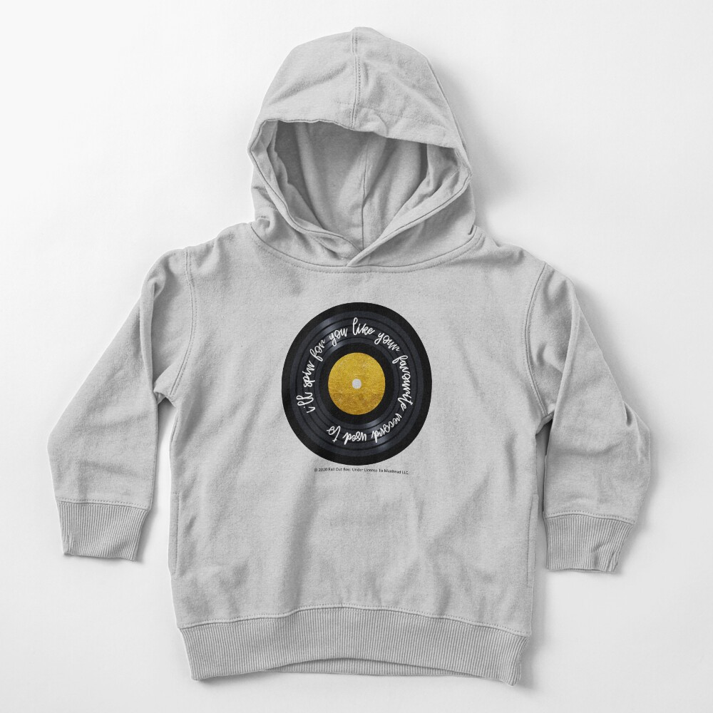 Favorite Record - Fall Out Boy - Gold Leaf Vinyl Toddler Pullover Hoodie