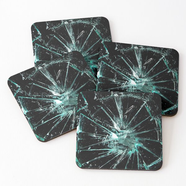 Item preview, broken glass on a black background designed and sold by photo123pro.