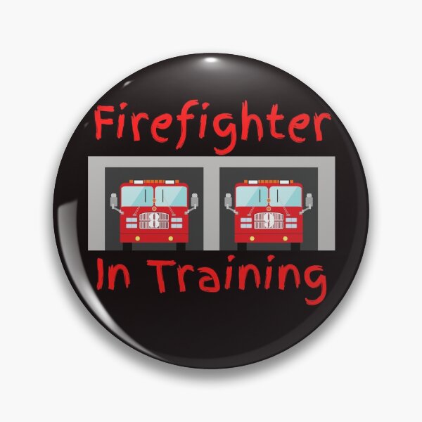 Item preview, Junior Firefighter in Training Fire Station designed and sold by Samsdesignshop.