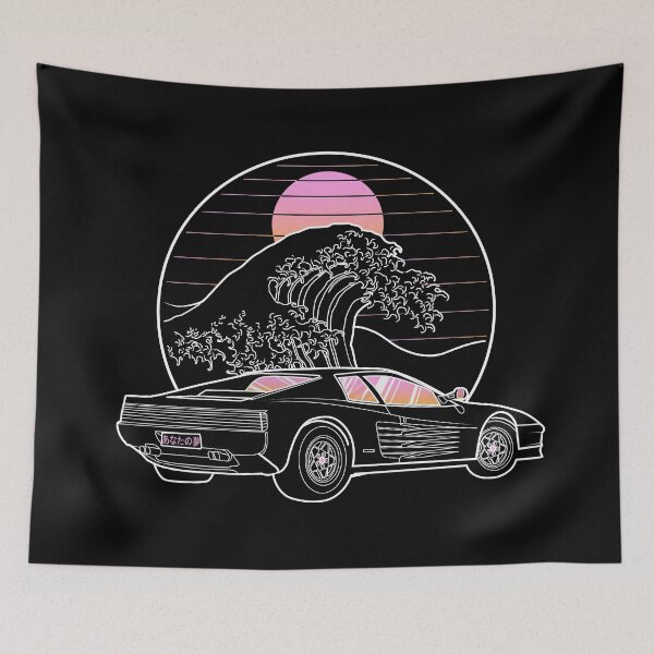 Item preview, Retro Testarossa Wave designed and sold by DreamerWave.