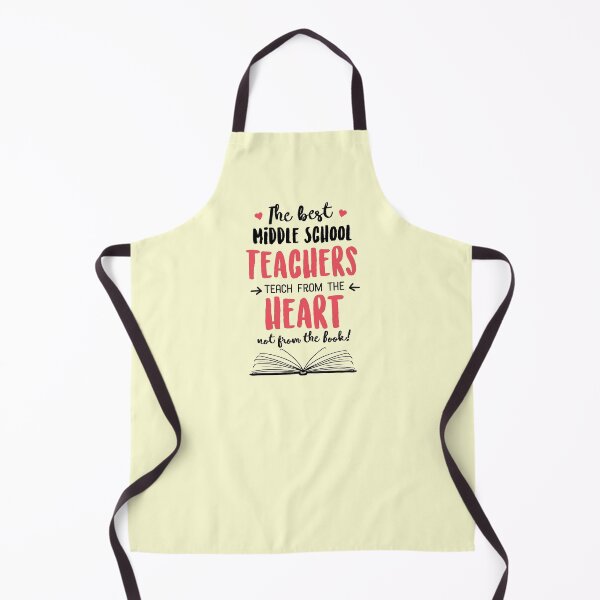 Item preview, The best Middle School Teachers teach from the Heart Quote designed and sold by betternotes.