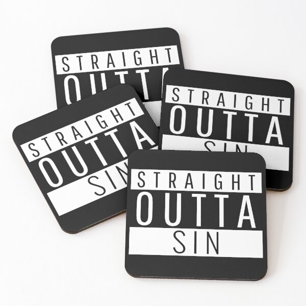 Item preview, Straight Outta Sin designed and sold by PeculiarDisplay.
