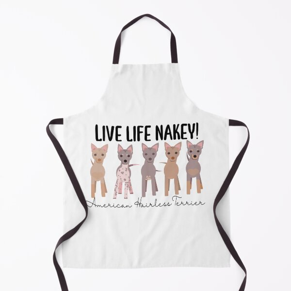 Item preview, American Hairless Terrier - Life Life Nakey! designed and sold by scrapdragon.