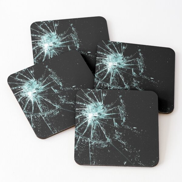 Item preview, broken glass on a black background designed and sold by photo123pro.