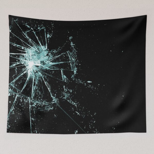 Item preview, broken glass on a black background designed and sold by photo123pro.