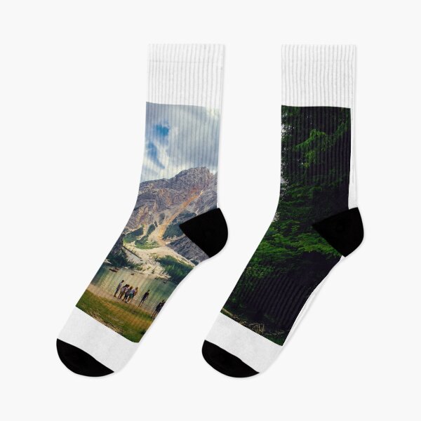 Item preview, lake of braies at sunset designed and sold by Lighthouse1997.