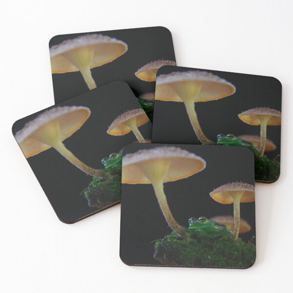 Item preview, Frog under Mushrooms designed and sold by JoseAndresRojas.