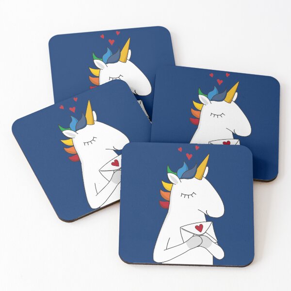 Item preview, Unicorn love letter designed and sold by LaDaDi.
