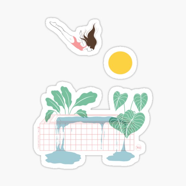 Deep End. Sticker