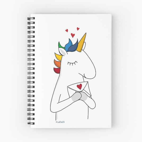 Item preview, Unicorn love letter designed and sold by LaDaDi.