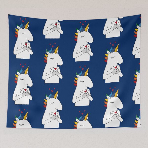 Item preview, Unicorn love letter designed and sold by LaDaDi.