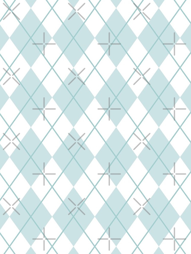 Argyle Blue/White by SusiBradley