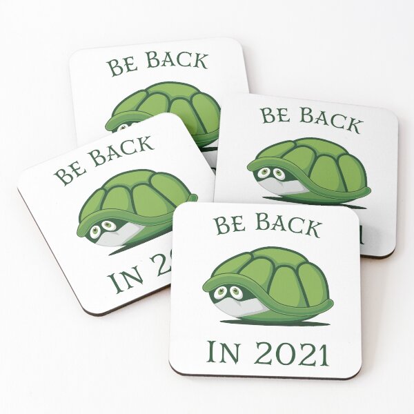 Item preview, Be Back In 2021 Turtle designed and sold by RamiBeans.