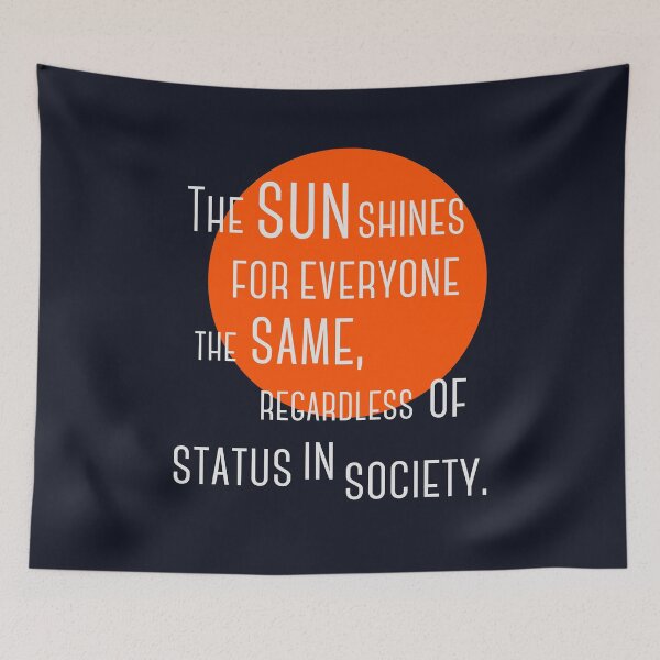 Item preview, The sun shines for everyone the same (on dark) designed and sold by tuzlay.
