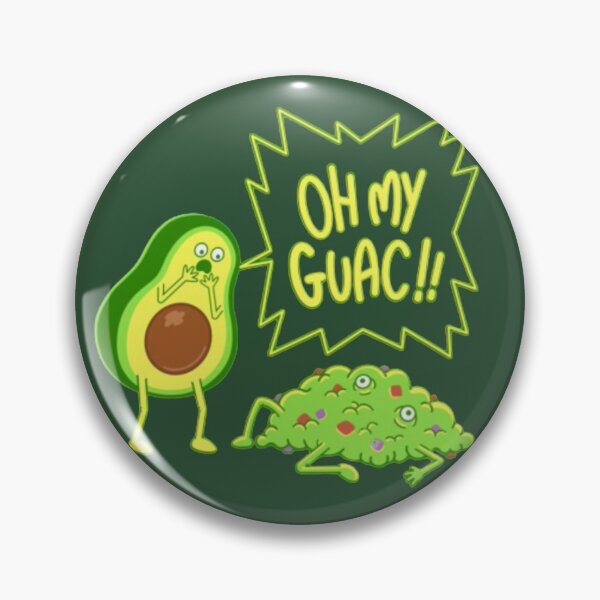 Item preview, Oh My Guac, Avocado funny food quotes designed and sold by tetyboom.