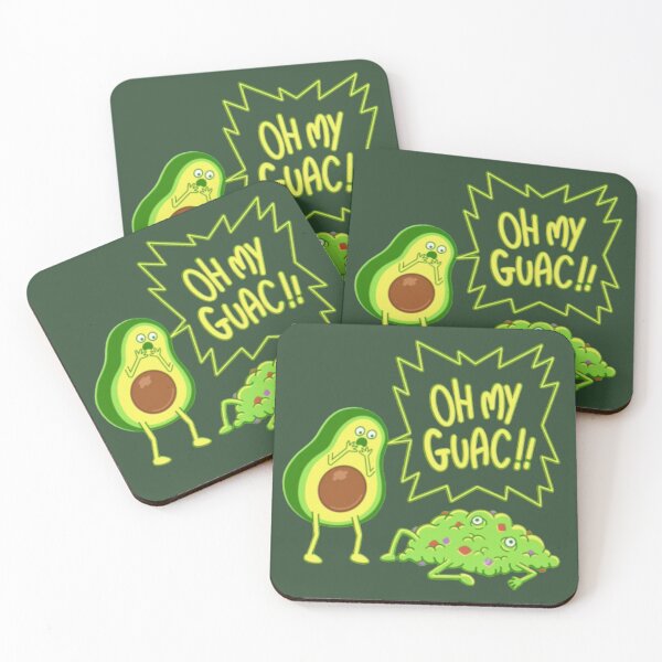 Item preview, Oh My Guac, Avocado funny food quotes designed and sold by tetyboom.