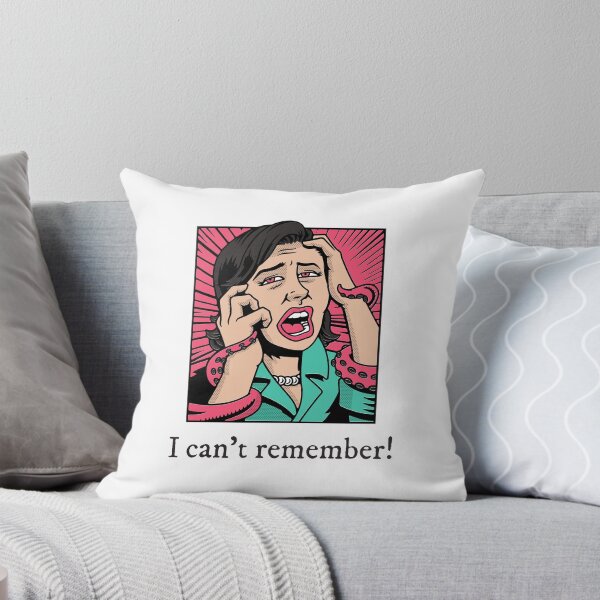Item preview, I Can't Remember | Vintage Woman Freaking Out Design | Funny Woman Design designed and sold by Ainbowz-Artwork.