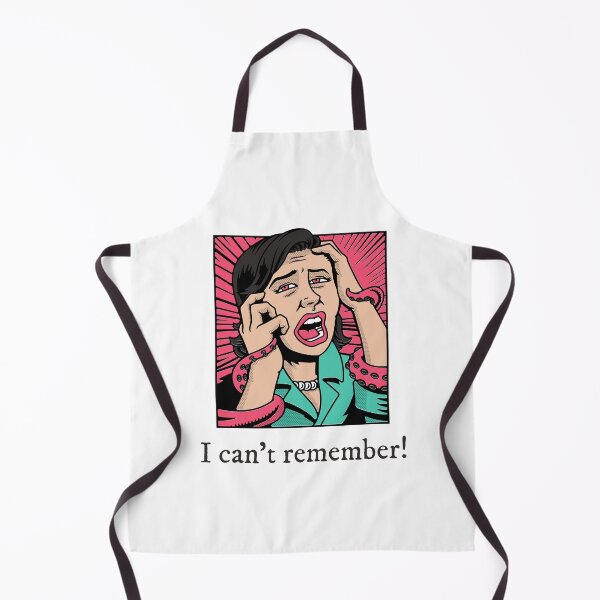 Item preview, I Can't Remember | Vintage Woman Freaking Out Design | Funny Woman Design designed and sold by Ainbowz-Artwork.