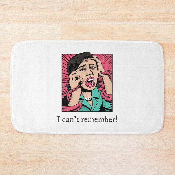Item preview, I Can't Remember | Vintage Woman Freaking Out Design | Funny Woman Design designed and sold by Ainbowz-Artwork.