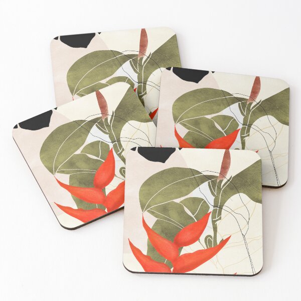 Item preview, tropical leaves plant monstera watercolor designed and sold by Ana-Rut-Bre.