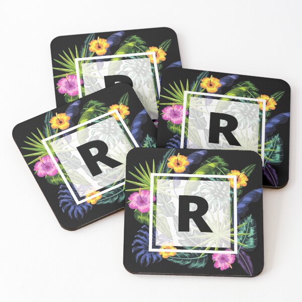 Item preview, Floral Tropical Letter R designed and sold by LamV.