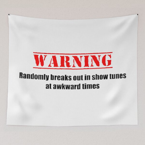 Item preview, Theatre kid warning designed and sold by Als10806.