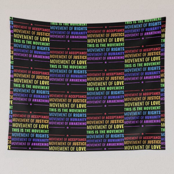 Item preview, This is the Movement of Acceptance, Justice, Love, Rights, Humanity, Awakening designed and sold by SAVWIS.