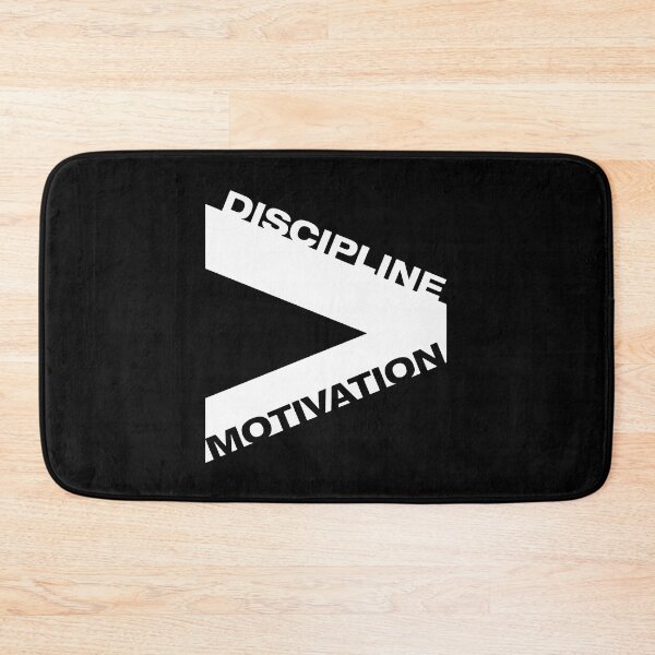 Item preview, dicipline over motivation designed and sold by 16proartwork.