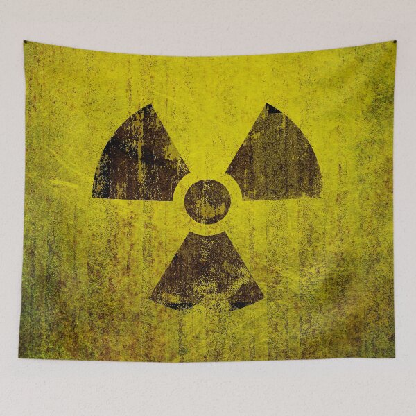 Item preview, Rusted Radioactive Symbol designed and sold by staticnoise.
